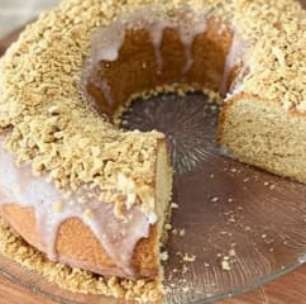 Bolo de paçoca fofinho que combina com festa junina