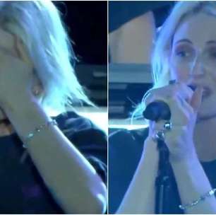 Emily Armstrong, do Linkin Park, chora em show no Rock in Rio Lisboa