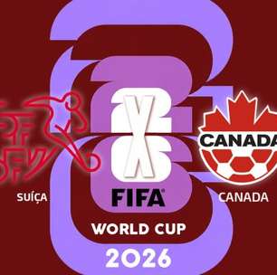 Suíça x Canadá, AO VIVO, com comentários e estatísticas a partir das 15h