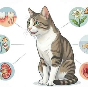 Seu gato começou a babar? Veja quando isso pode ser um alerta