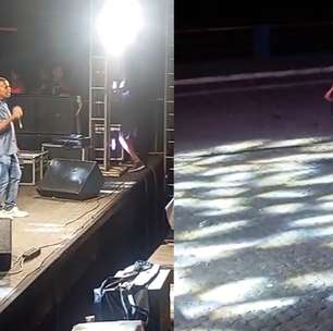 Cantor faz show para só duas pessoas em festa junina, viraliza e agradece apoio: 'Deus abençoe'