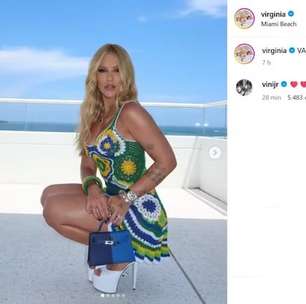Vini Jr. comenta em foto da Virginia e aumenta boatos de reconciliação: 'Marcou território'