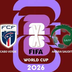 Cabo Verde x Arábia Saudita, AO VIVO, com comentários e estatísticas a partir das 20h