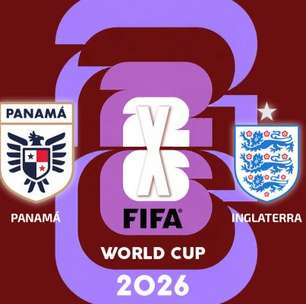 Panamá x Inglaterra, AO VIVO, com comentários e estatísticas a partir das 17h