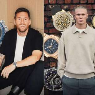 Messi, Vini Jr e Haaland usam relógios que têm lista de espera e chegam a R$ 15 milhões