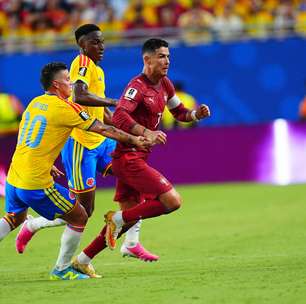 Jornal português elege Cristiano Ronaldo o pior no empate de Portugal contra Colômbia