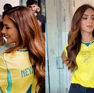 Biancardi vai de 'Neymar' contra o Japão e mostra videochamada do craque com as filhas antes de jogo