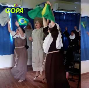 Freiras viralizam ao comemorar gol da vitória do Brasil contra o Japão