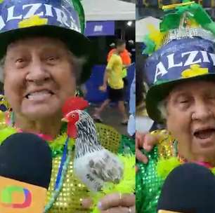'Rainha Elizabeth do Alzirão': torcedora de 86 anos marca presença em todas as Copas