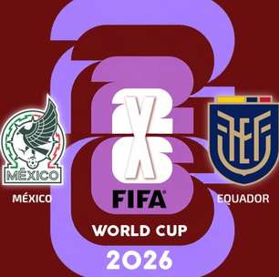 México x Equador, com comentários e estatísticas a partir das 21h