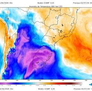 Nova frente deve provocar queda nas temperaturas no Sul e Sudeste do País; veja quando