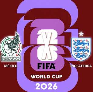 México x Inglaterra, com comentários e estatísticas a partir das 20h