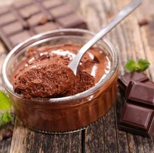 Mousse de chocolate zero açúcar: sobremesa cremosa, prática e perfeita para quem busca equilíbrio