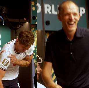 Zagueiro assusta técnico da Inglaterra ao fingir lesão durante festa no vestiário por classificação