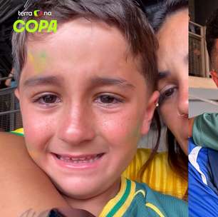 'Não pode cancelar o jogo': filho de parça de Neymar é consolado pela mãe após derrota do Brasil