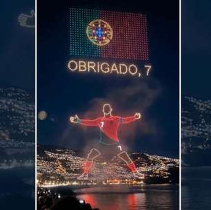 Vídeo: IA cria espetáculo de drones em homenagem a Cristiano Ronaldo