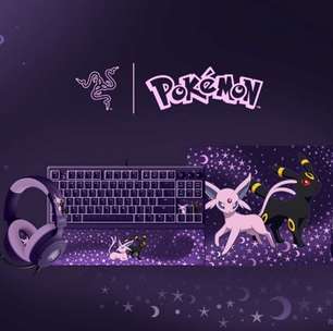 Razer anuncia coleção Espeon &amp; Umbreon inspirada em dois icônicos Pokémon