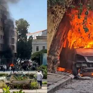 Vídeos mostram explosões perto de hotel onde Macron está hospedado na Síria