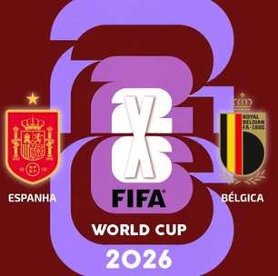 Espanha x Bélgica, com comentários e estatísticas a partir das 15h