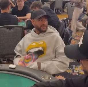 VÍDEO: Neymar perde fortuna em torneio de poker em Las Vegas