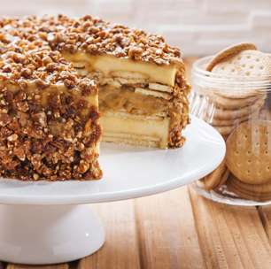 Torta de Biscoito Maria com Doce de Leite: Receita Simples e Irresistível