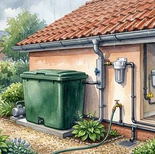 Quanto custa instalar uma cisterna residencial para usar água da chuva na limpeza e no jardim