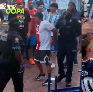 Bandeiraço da Argentina nos EUA tem festa e confusão com prisões antes de duelo contra a Inglaterra