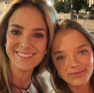 Ticiane Pinheiro e Rafa Justus apostam em monocromia para 1° dia na Grécia