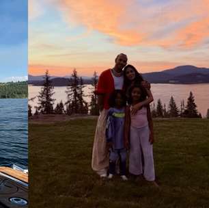 Lewis Hamilton assume Kim Kardashian nas redes sociais ao publicar álbum com fotos românticas