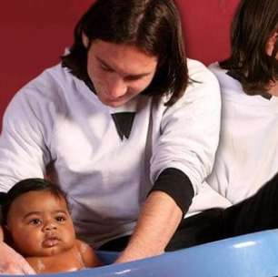 Messi, sobre foto com bebê Lamine Yamal: "Loucura"