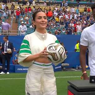 Jade Picon entra em campo antes de França x Inglaterra; entenda