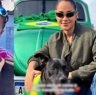 Cantora mostra evolução de cão adotado em palco na Paraíba: 'O amor transforma tudo'