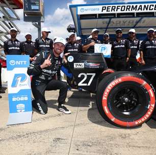 Indy: Kyle Kirkwood conquista a pole position no oval de Nashville; Collet é 15°