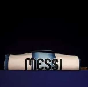 Argentina veste camisa especial para a final com homenagens a Messi