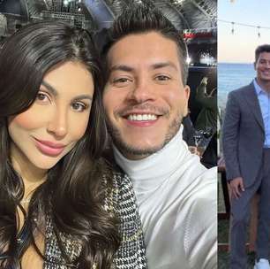 Arthur Aguiar e Jheny Santucci surpreendem com cerimônia de casamento: 'Ele queria mesmo'