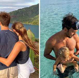 Romance e família: Gisele Bündchen abre álbum de férias na Polinésia Francesa; veja fotos