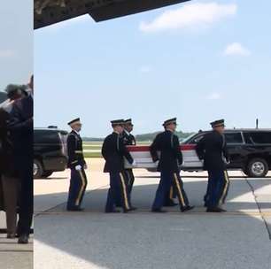 Trump acompanha repatriação de corpos de militares dos EUA mortos na guerra com o Irã