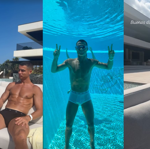 Cristiano Ronaldo curte férias em mansão de luxo avaliada em R$ 347 milhões