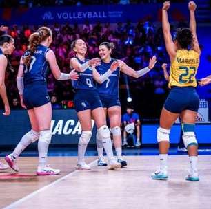 VNL: horário de Brasil x Turquia e Itália x China