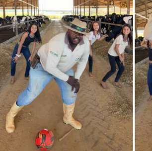 'Jorgim Agroboy' viraliza com dança de Shakira, alcança 5 milhões de views e revela aprovação da patroa: 'Ela que me grava'