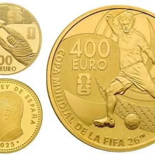 Espanha lançará moedas comemorativas pelo título da Copa do Mundo 2026