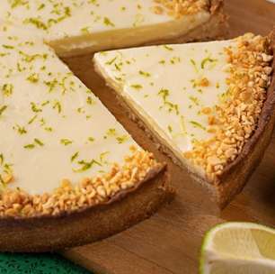 Torta de limão sem forno: sobremesa saudável, cremosa e perfeita para dias quentes