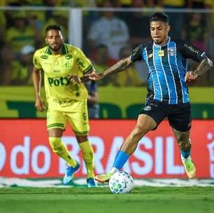 Amuzu marca, e Grêmio arranca empate com o Mirassol