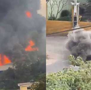 Incêndio de grandes proporções atinge indústria química e faz bueiros de rua explodirem em SP; veja
