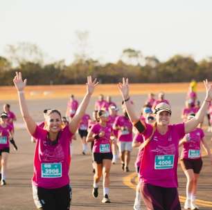 Flying Run Caixa Sunset reúne 3 mil corredores na pista do Aeroporto de Brasília