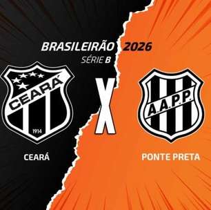 Ceará x Ponte Preta: onde assistir, escalações e arbitragem