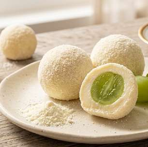 Receita de brigadeiro de leite ninho com uva verde