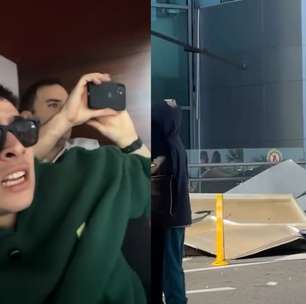 Influenciador grava momento em que terremoto atinge aeroporto na Colômbia: 'Caiu tudo'