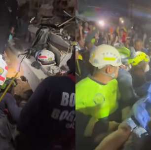 Mulher é resgatada de escombros mais de 35 horas após terremoto na Colômbia