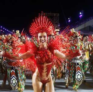 Virgínia deixa posto de rainha de bateria da Grande Rio: relembre 8 looks dos ensaios e do desfile de 2026